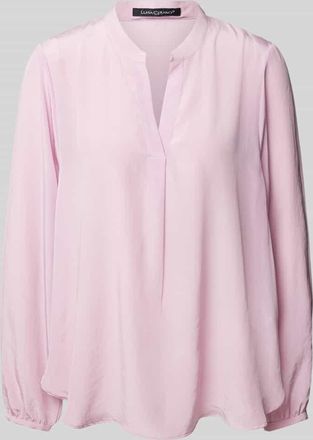 Luisa Cerano Luisa Cerano Relaxed Fit Bluse mit Tunikakragen in Hellrosa, Gr&ouml;&szlig;e 36