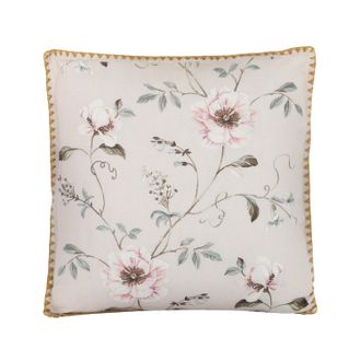 KASANOVA Cuscino divano beige 45x45 cm fiori