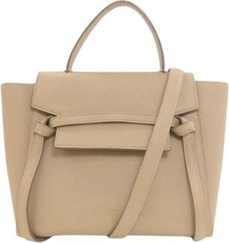 Celine Pre-owned Vintage Handtas - Dames - Vintage Handtas - Beige - ONE Size - Leer - Vintage