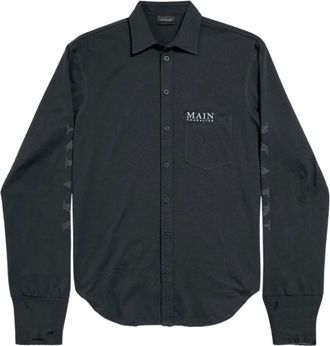 Balenciaga Hombre, Camisas, Negro, Talla: M