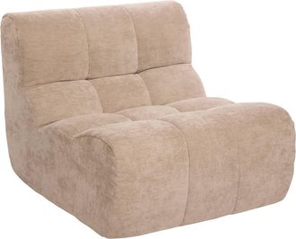 Atmosphera Sill&oacute;n Miroa 92x82x68 Cm En Tejido Beige - Atmosphera Cr&eacute;ateur DInt&eacute;rieur
