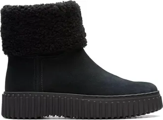 Clarks Zwarte enkellaars voor dames - Torhill Turn - Dames - Winterlaarzen - Zwart - 37 1/2 EU - Su&egrave;de - Schoenen