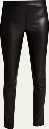 Theory Adbelle Skinny Leather Leggings