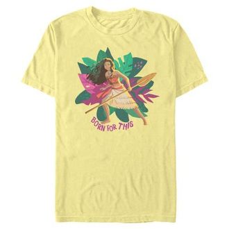 Disney Mens Moana Born For This Graphic T-Shirt in Banana at Nordstrom, Size Xxx-Large