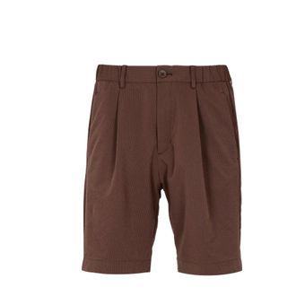 Herno Casual Shorts, male, Brown, Size: L Pleated Shorts