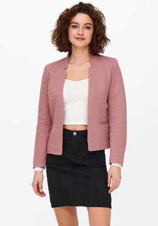 Only Kurzblazer ONLY ONLADDY-LINEA L/S SHORT BLAZER CC TLR, Damen, Gr. 40L, gr&uuml;n (witherot rose detail:melange), Web, Obermaterial: 65% Polyester, 35% Baum