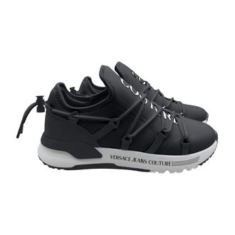 Versace Jeans Couture Logo Dynamic Sneakers - Heren - Schoenen - Zwart - Maat: 41 EU