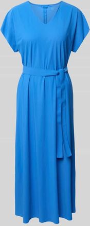 Raffaello Rossi Raffaello Rossi Midikleid mit Bindeg&uuml;rtel Modell ADINA in Ocean, Gr&ouml;&szlig;e 42