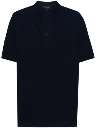 Sease Poloshirt met print - Blauw
