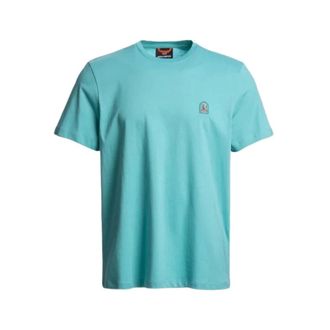 Parajumpers T-Shirts, male, Green, Size: XL Patch T-Shirt