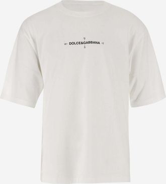 Dolce & Gabbana Beige Logo T-shirt