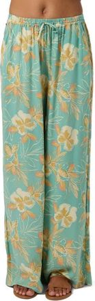 O'Neill Rosalie Tiki Cover-Up Pants in Green at Nordstrom, Size Xx-Large