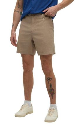 tentree Hemp Latitude 7 Short in Khaki at Nordstrom, Size 32