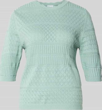 Vila Strickpullover mit 1/2-Arm Modell MILOS in Lind, Gr&ouml;&szlig;e XL