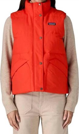 Patagonia Downdrift Vest In Sizzle Red