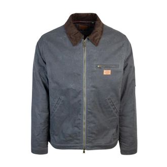 Dickies Grijze Jassen in Klassieke Stijl - Heren - Zomerjassen - Grijs - XL - Katoen - Jassen