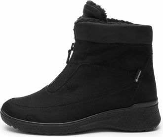 Ara M&uuml;nchen Enkellaars - Dames - Schoenen - Zwart - Maat: 40 EU Synthetisch