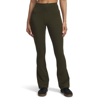 Under Armour Womens Motion Flare Pants, (309) Expedition Green / / Black, M