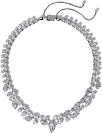 Nadri Riviera Collar Necklace in Rhodium at Nordstrom