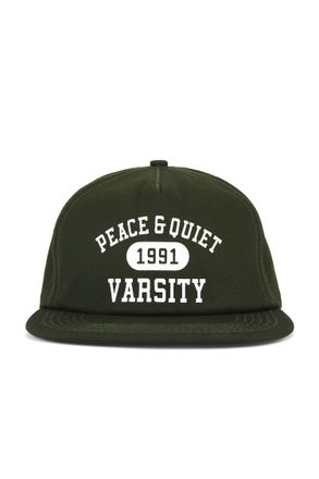 Museum of Peace and Quiet Unisex - Varsity 5-Panel Hat In Forest Green
