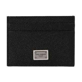 Dolce & Gabbana Portatarjetas con placa de logotipo - Accessories - Hombre - Negro - ONE SIZE