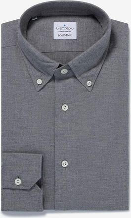 Giampaolo Lang&auml;rmeliges Hemd aus Baumwolltwill