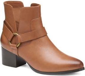 Johnston & Murphy Trista Harness Bootie in Cognac Calfskin at Nordstrom Rack, Size 7.5