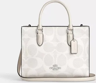 Coach Maggie Small Tote Bag In Signature Canvas