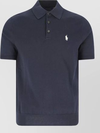 Polo Ralph Lauren short sleeve shirt polo collar ribbed hem