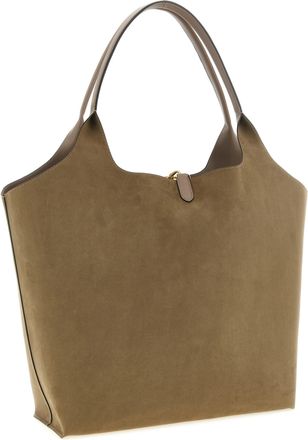 Stella McCartney Perforated-Logo Polyester Tote Bag - Gray