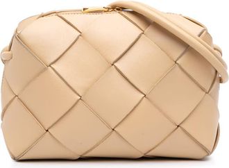 Bottega Veneta Pre-owned Bottega Veneta Small Lambskin Intreccio Cassette Camera Bag Ladies PXMPQWA08ZPZTB21