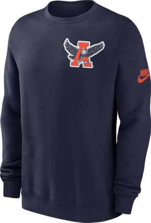 Nike Auburn Legacy Nike Mens College Pullover Crew in Blue | NKPV41SAUV-612