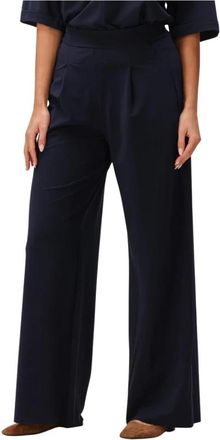 JapanTKY Kona Long Wijde broek - Dames - Wijde Broeken - Blauw - 2XL - Broeken
