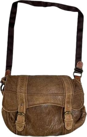 Marni Pre-owned Tuk Schoudertas - unisex - Vintage Schoudertas - Bruin - ONE Size - Leer - Vintage