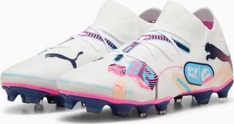 Puma Mens Puma Future 7 Match Volume UP 108074-01 White FG/AG Football Cleats DWA2494