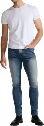 Monfrere Greyson Skinny Jeans In Tinted Indigo