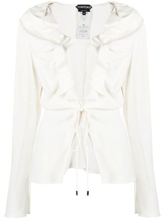 Tom Ford Blusa con scollo a V - Toni neutri
