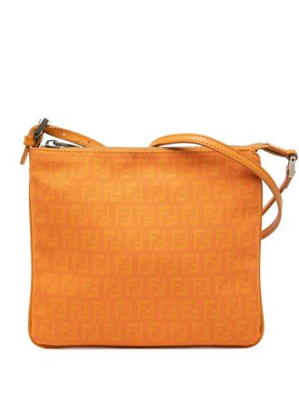 Fendi 2000-2010 Zucchino Canvas crossbody bag - Orange