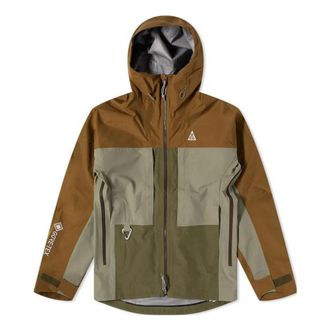 Nike Acg Misery Ridge Gore-tex Jacket Brown Green CV0634-242