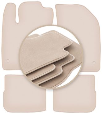 OEM Alfombrillas Premium Beige Para: Fiat Tipo Ii Sed&aacute;n 2015