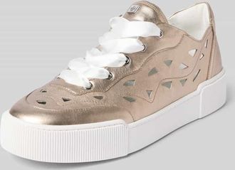 H&ouml;gl Chunky Sneaker mit Cut Outs in Rose Gold, Gr&ouml;&szlig;e 36