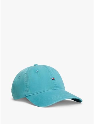 Tommy Hilfiger Mens Flag Logo Baseball Cap - Green