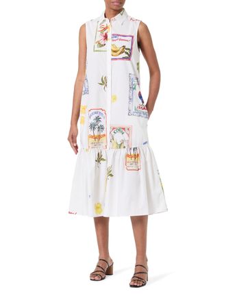 Desigual Vest_Barcelona, 1001 RAW, XS White