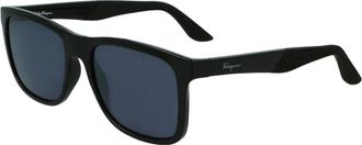 Ferragamo Grey Square Mens Sunglasses SF1028S 001 56