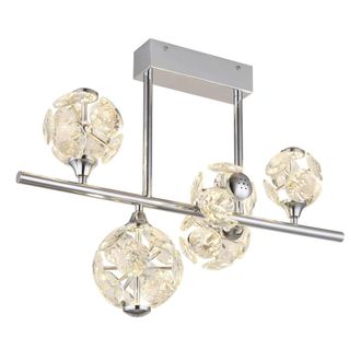 Globo Lighting Globo - Plaf&oacute;n - Virina - Cromo - Vidrio - Led - 16047-5dc