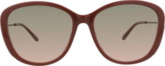 Chlo&eacute; Round-Frame Recycled Acetate Sunglasses