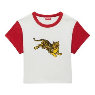 Kenzo Dames, Tops, Wit, Maat: XS Katoen