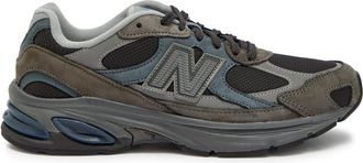 New Balance New Balance 2010 Panelled Suede and Mesh-knit Sneakers - Black - 11 (IT45 / UK11)