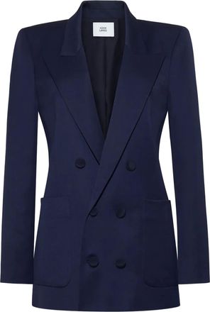 Adam Lippes Blazer in lana - Blu
