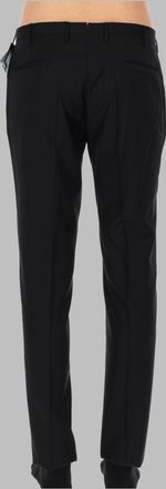 Incotex Pure Wool Trousers - Black